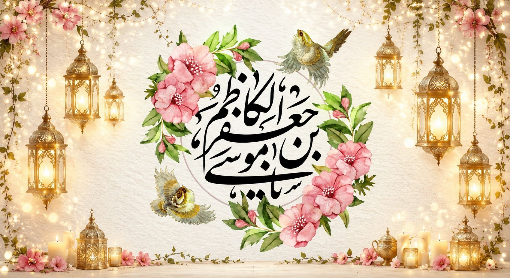 میلاد باب الحوائج امام موسی کاظم (ع)مبارک باد