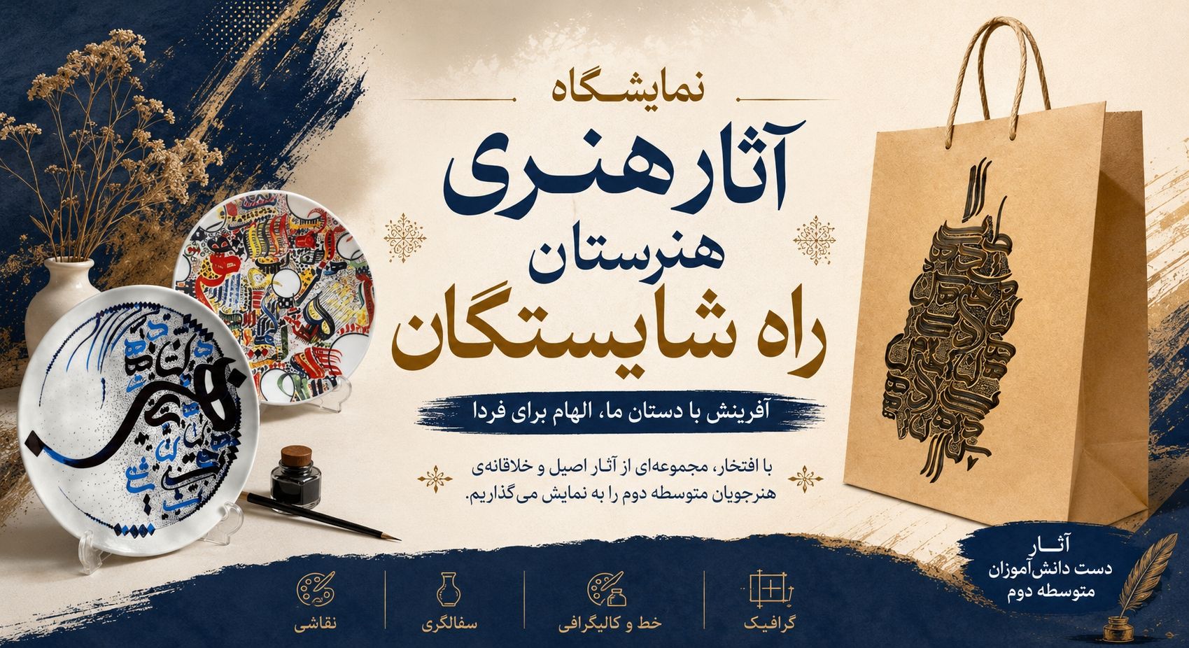 نمایشگاه مجازی هنرستان راه شایستگان