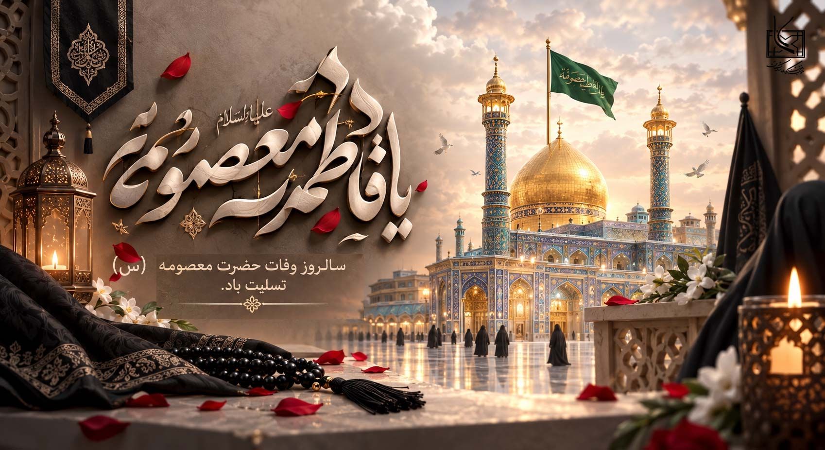 سالروز وفات حضرت معصومه علیها السلام تسلیت باد